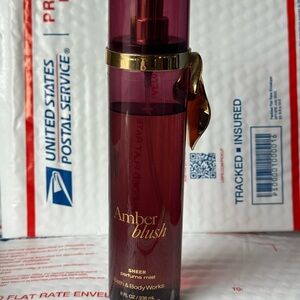 Bath & Body Works Amber Blush Sheer Perfume Mist - roughly 80% full